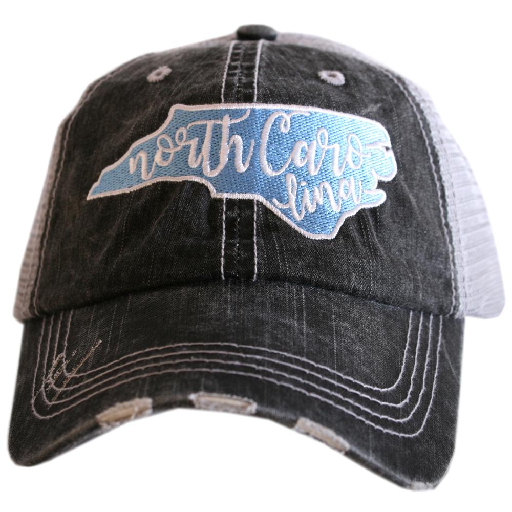 North Carolina State Patch Trucker Hat - Katydid.com