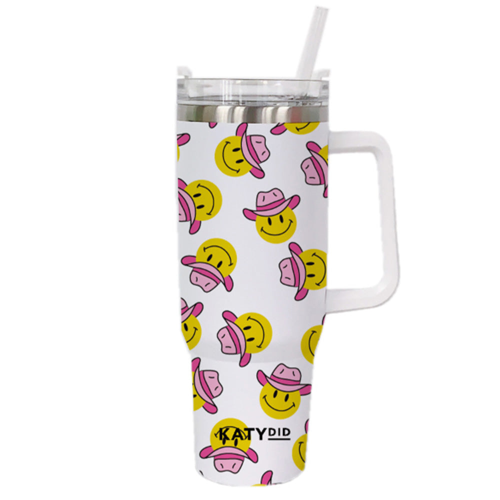 Personalized Stanley Dupe 40 Oz Tie-dye Cup With Handle Hot or Cold Tumbler  With Lid and Straw Gift for Her Trending Summer Cup 