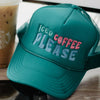 Iced Coffee Please Foam Trucker Hat