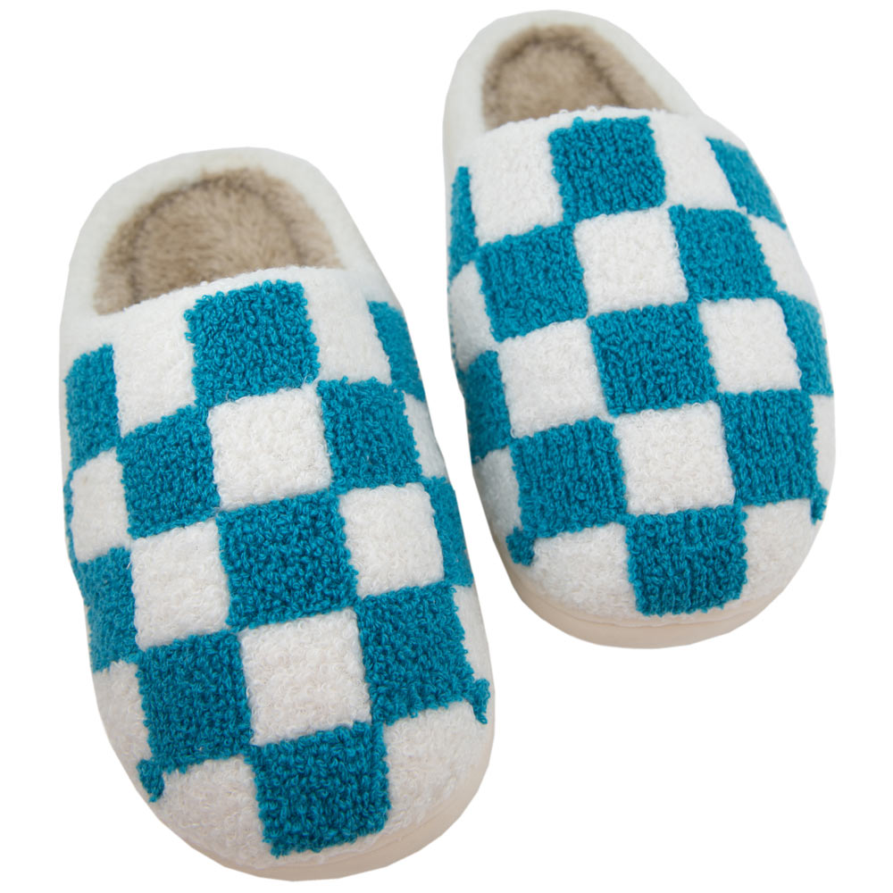 Teal slippers hot sale