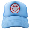 Star Eyed Happy Face Foam Women's Trucker Hat