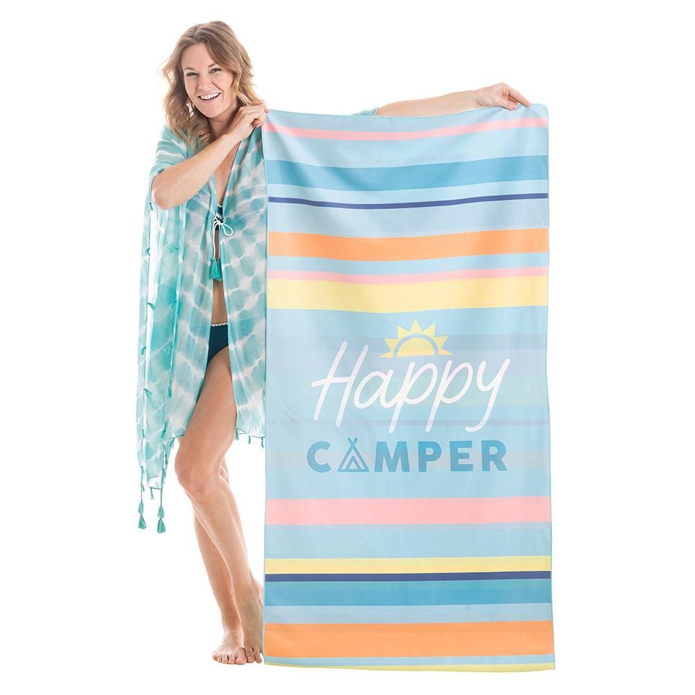 Happy Camper Quick Dry Beach Towels