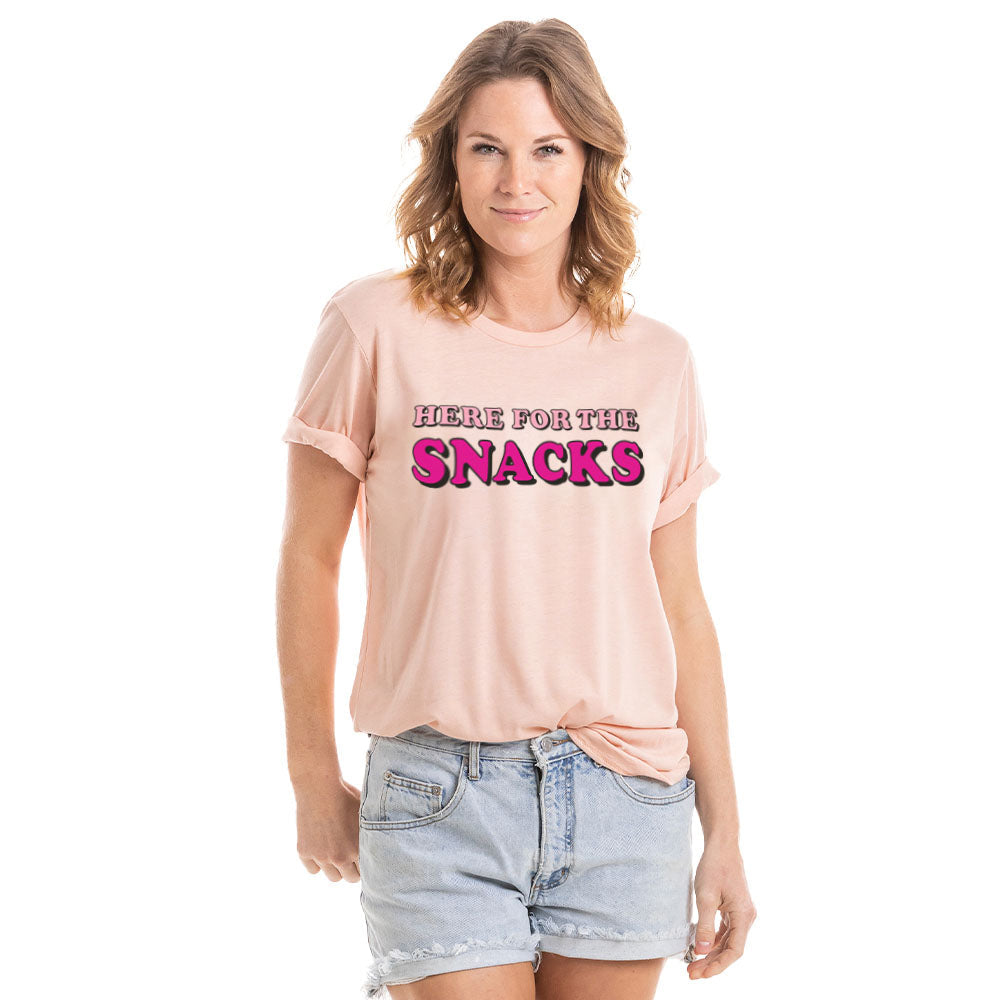 Here For The Snacks T-Shirts for Women