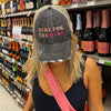 Here For The Wine Trucker Hat