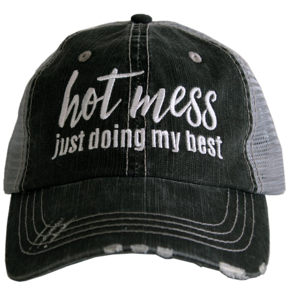 Hot Mess Just Doing My Best Trucker Hat - Katydid.com