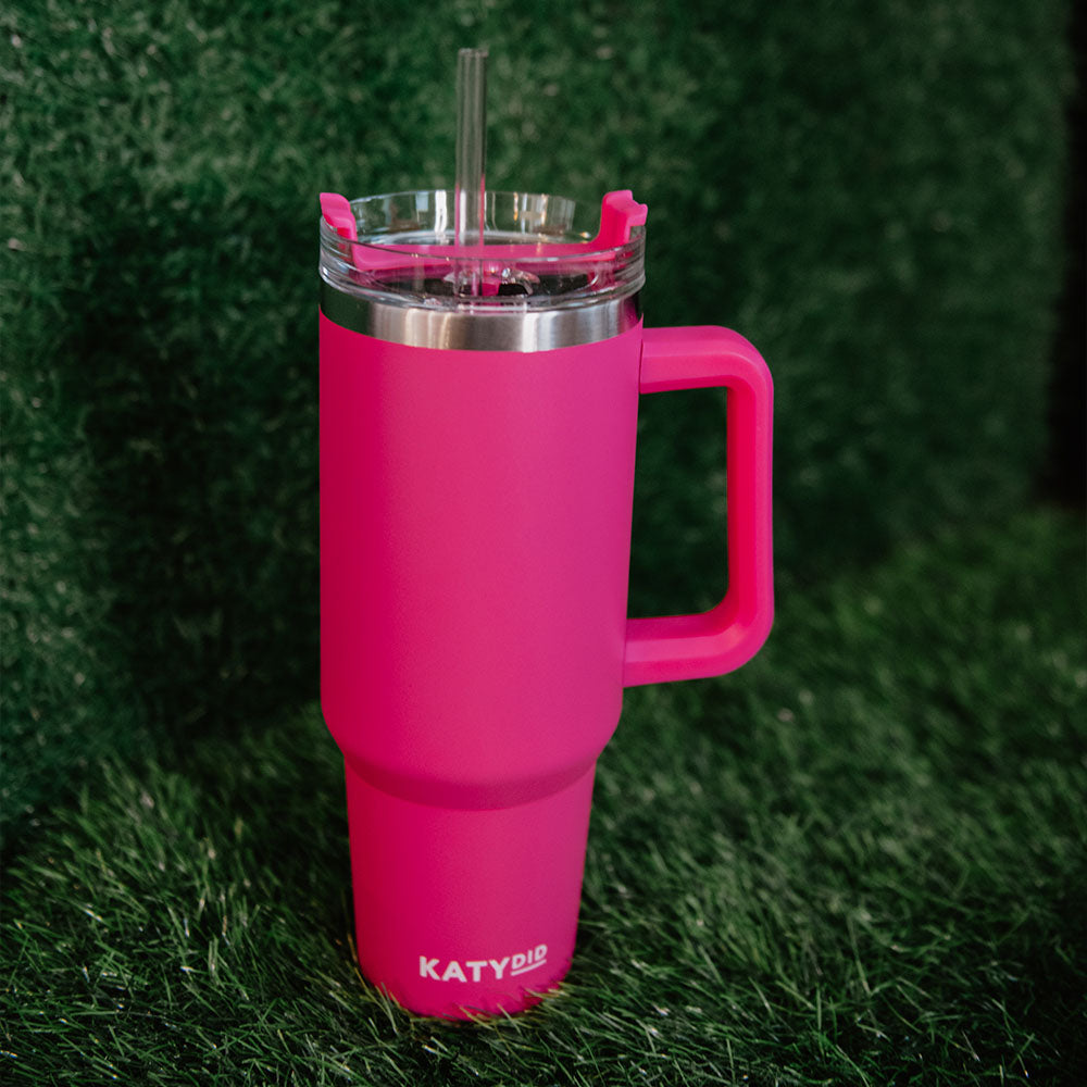 Wholesale Insulated Tumbler Mug Cup With Handle & Straw Lid 32 oz