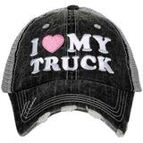 Katydid I Love My Truck Trucker Hats