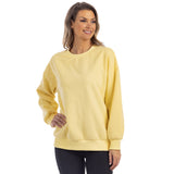 Yellow Women's Graphic Sweatshirt