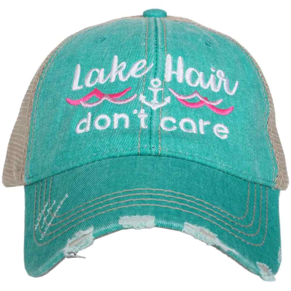 Lake Hair Don't Care WAVES/ANCHOR Trucker Hat