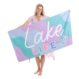 Lake Life  Quick Dry Beach Towels