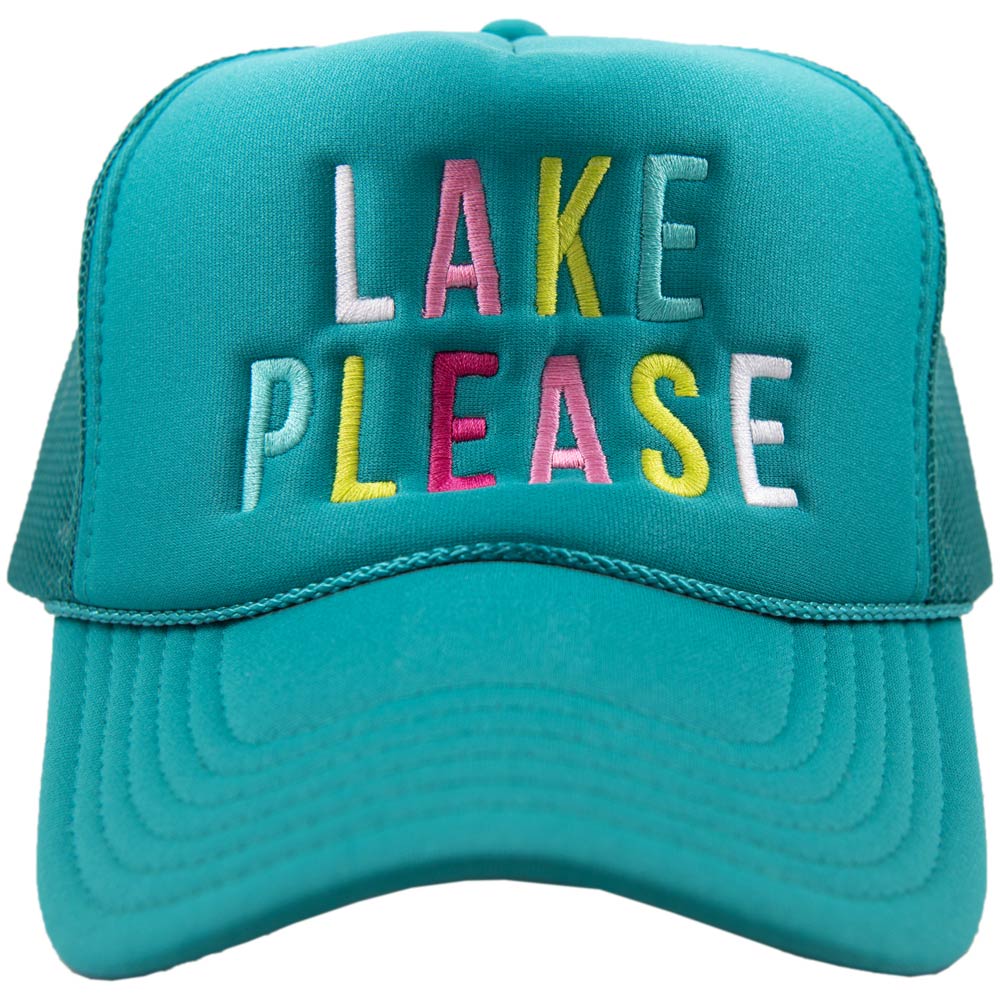 Lake Please Foam Trucker Hat for Women