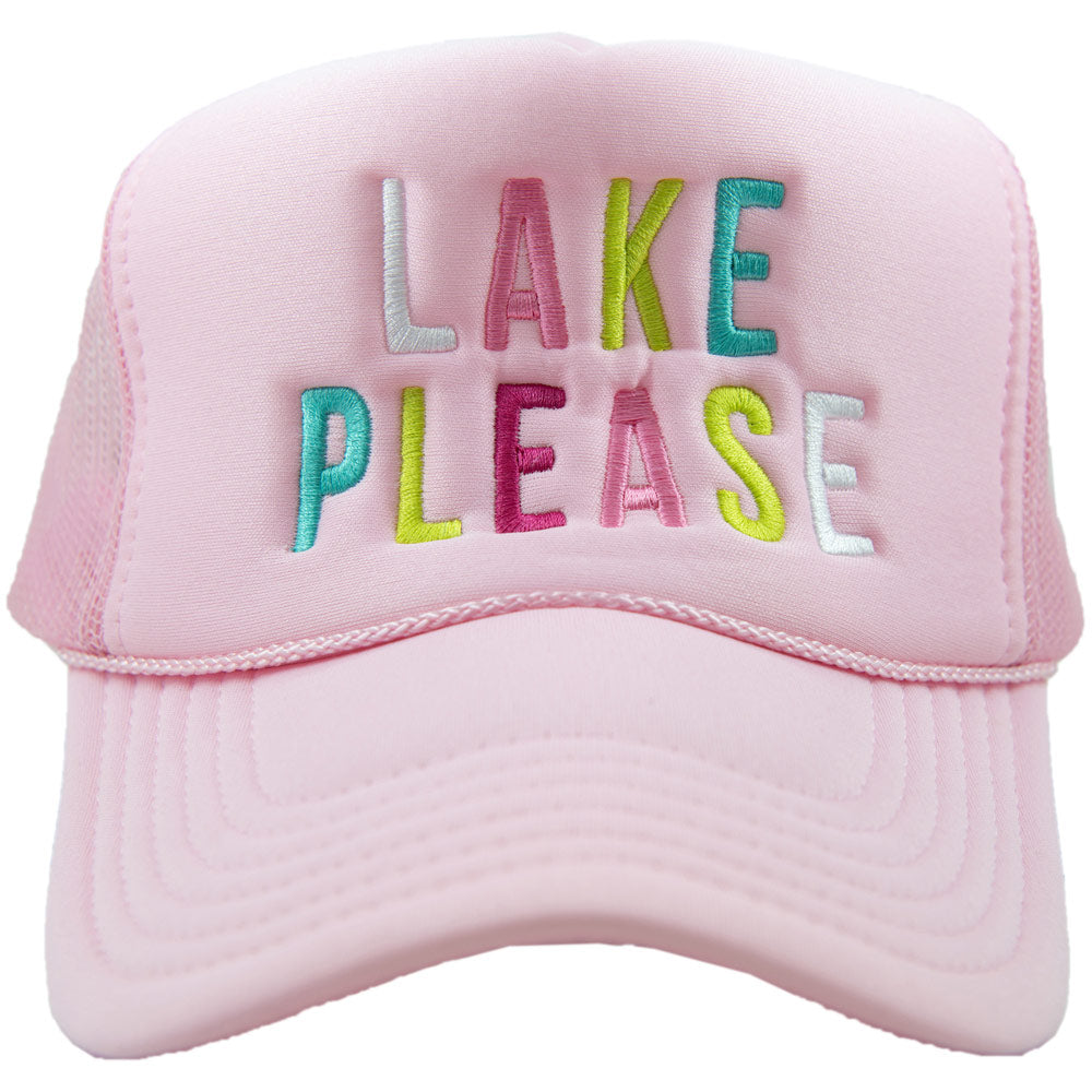 Lake Please Foam Trucker Hat for Women