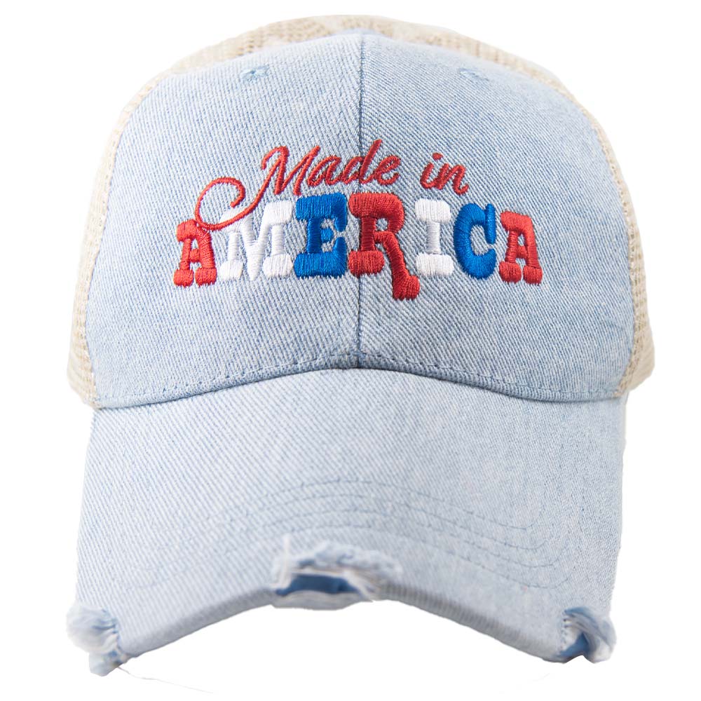 Made in America Denim 4th of July Trucker Hat