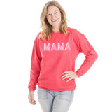 MAMA Corded Crew Sweatshirt