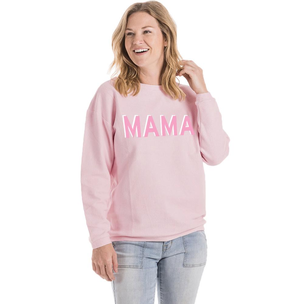 MAMA Corded Crew Sweatshirt