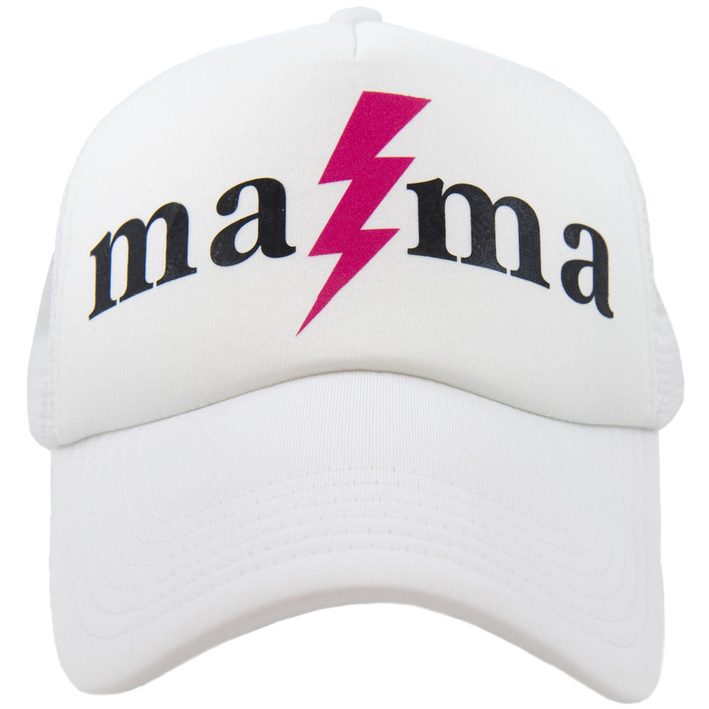 MAMA Lightning Bolt Foam Trucker Hat