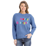 Merry and Bright Corded Sweatshirt