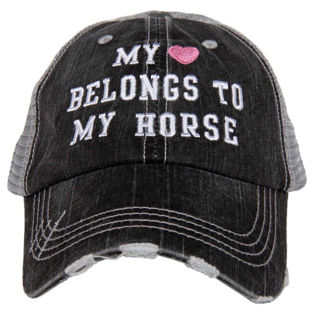 My Heart Belongs To My Horse Trucker Hat