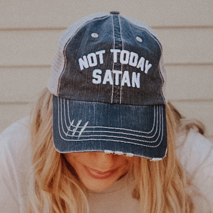 Not Today Satan Women's Trucker Hat