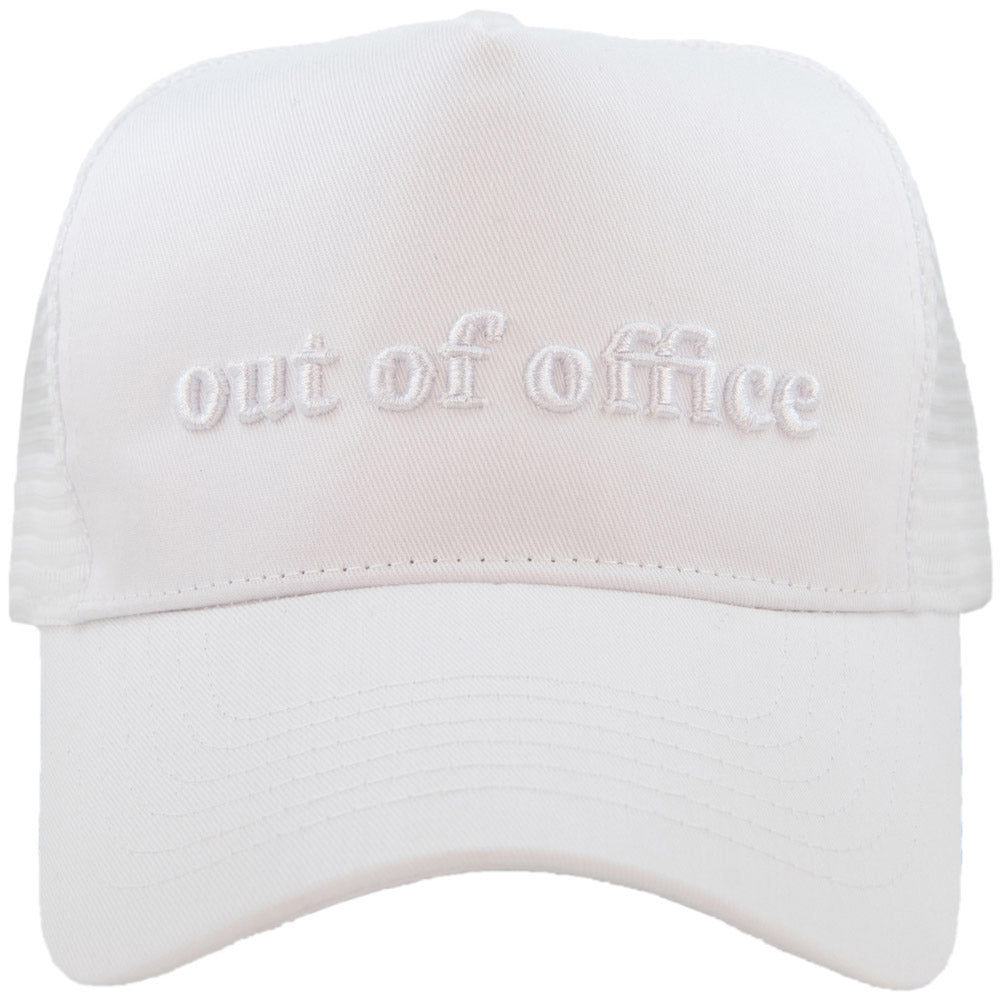 Out of Office 3-D Embroidered Trucker Hat