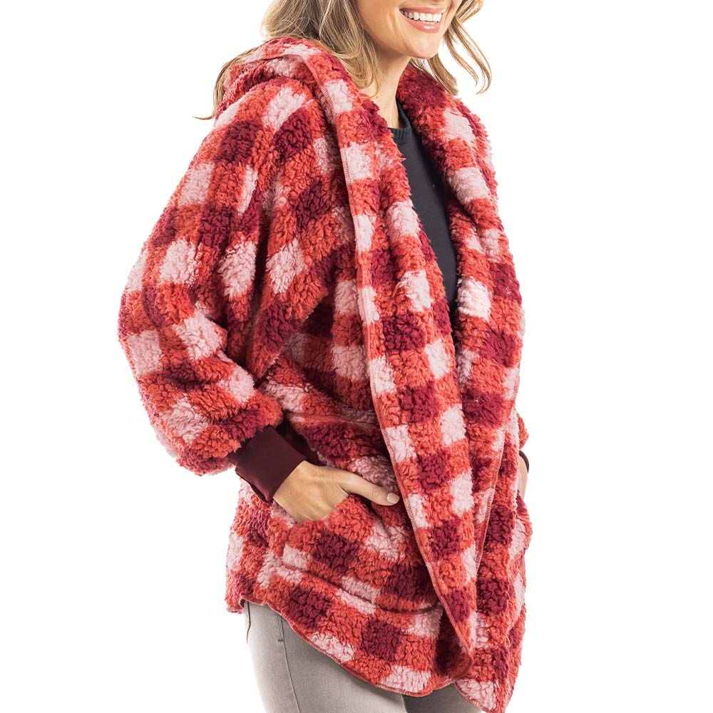 Nurse Life Buffalo Plaid Hoodie