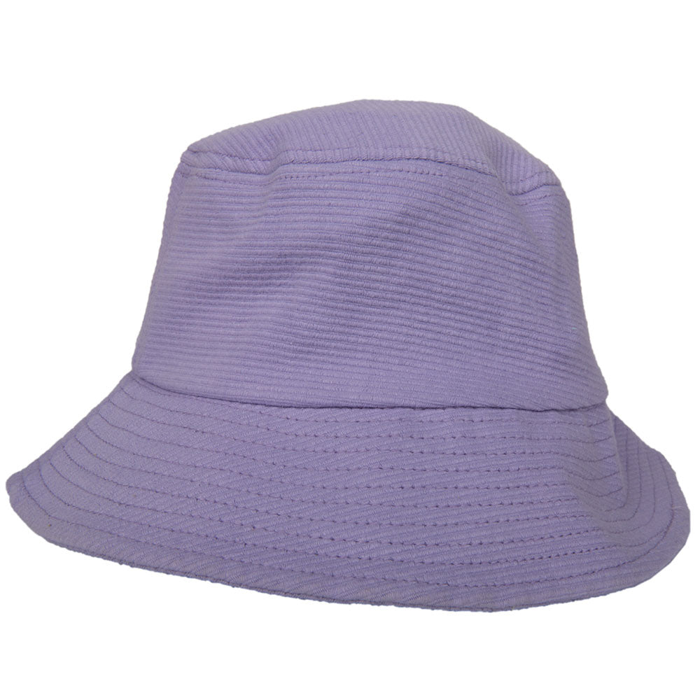 Corded Bucket Hat in Purple