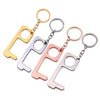 Metal Hands Free Key Chain & Door Opener - 4 colors