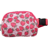 Strawberry Print Fanny Pack Bag