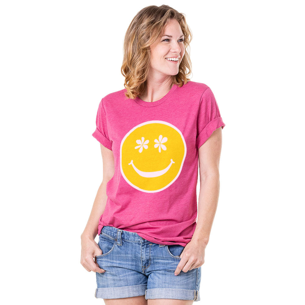 Flower Eye Smiley Shirts