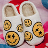 Star and Lightning Eyes Happy Faces Slippers for Women