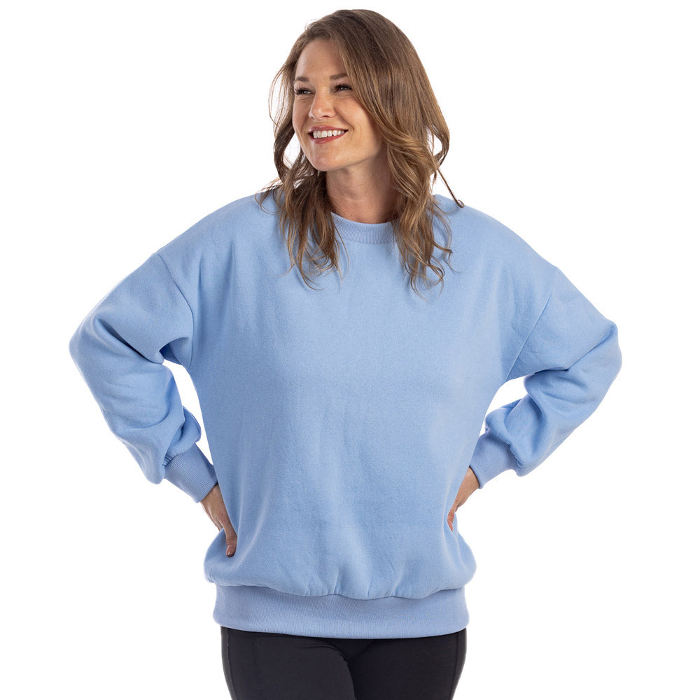 Gaiam Women's Crewneck Blue Plush Sweater / Size XLarge – CanadaWide  Liquidations