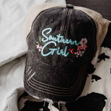 Southern Girl FLOWERS Women's Trucker Hat