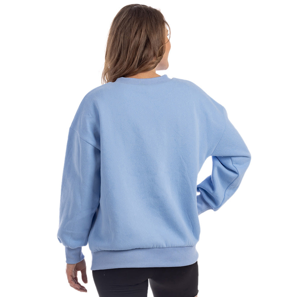 Cute blue sweatshirt on sale