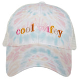Cool Wifey Tie Dye Trucker Hat