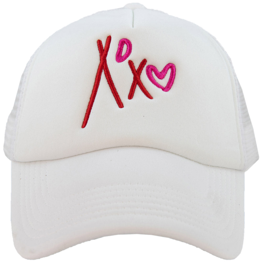 XOXO Heart Foam Trucker Hat