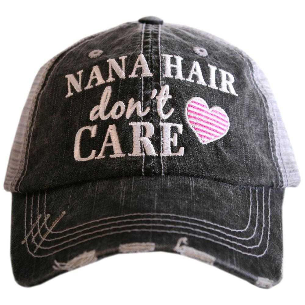 Nana Hair Don't Care Trucker Hat - Katydid.com
