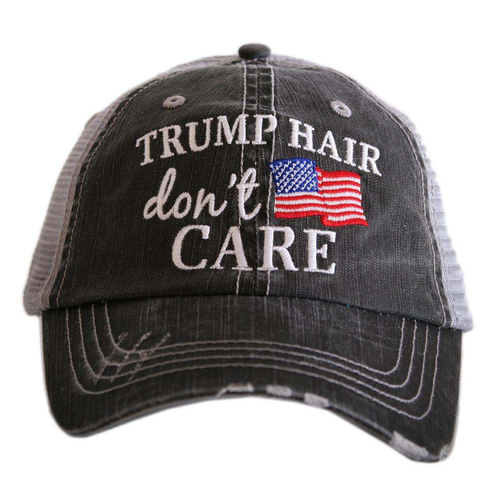 Trump Hair Don't Care Trucker Hat - Katydid.com
