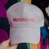 Vaccinated Tie Dye Trucker Hat
