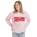 Feelin Festive Corded Sweatshirt