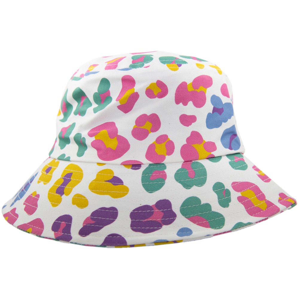 Multicolored Leopard Bucket Hat