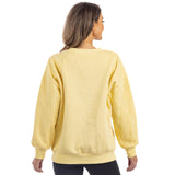 Yellow Women's Graphic Sweatshirt